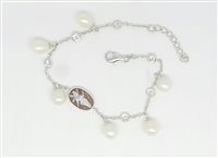 Bracciale Cameo Italiano Donna Arianna in Argento Perla BC4 - BC4